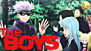 Jujutsu kaisen funny moments in hindi  gojo thug life moments  jujutsukaisen gojo [upl. by Pascia]