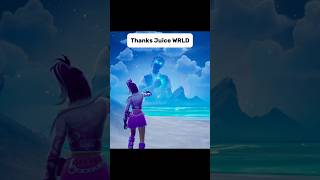 Thank you Juice WRLD fortniteshorts fortnite [upl. by Haym475]