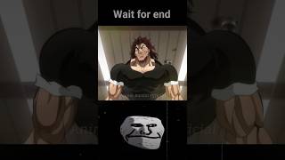 👿Yujiro hanma Vs Oliva😳  Wait for end🔥 shorts anime baki yujirohanma [upl. by Nottirb]