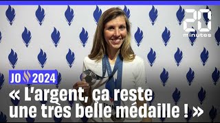 JO 2024  Médailles dargent sponsors ambiance Auriane MalloBreton se confie [upl. by Enyawal]