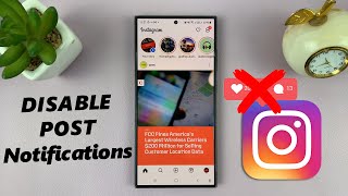 How To Turn OFF Post Notifications On Instagram [upl. by Meehar]