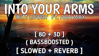 Witt Lowry  Into Your Arms 8D  3D  Slowed  Reverb  Bass Boost Visualized Audio MusicVibze [upl. by Sondra]