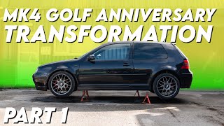 MK4 Golf GTi Anniversary Show Car Restoration Series  Part 1 [upl. by Sikorski]