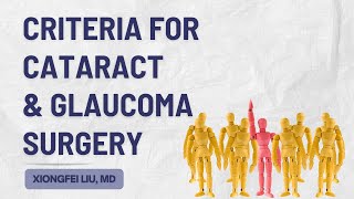 Is there specific criteria to consider for a combination cataract and glaucoma surgery [upl. by Ellehcan]