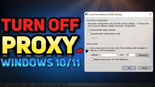 How to Turn Off Proxy Server in Windows 10 Tutorial [upl. by Kemp884]