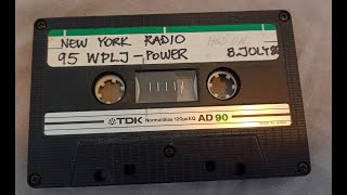 New York Radio 95 WPLJ Power 19860708 [upl. by Erskine]