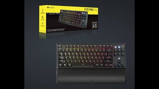 Corsair K70 PRO TKL Unboxing  Link Review [upl. by Howland621]