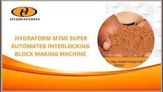 Hydraform M7MI SUPER AUTOMATED Interlocking Block Making Machine [upl. by Griz]