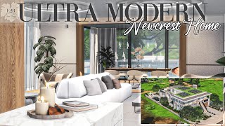 ULTRA MODERN NEWCREST HOME 40X20  Sims 4 CC Speed Build  DOWNLOAD LINK TRAYCCCC LINKS [upl. by Marv]