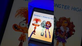 Como sería ansiedad en el mundo de monster high intensamente2 ansiedad monsterhigh disney art [upl. by Idnyl506]