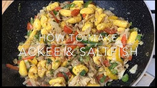 HOW TO MAKE ACKEE AND SALTFISH  TERRIANN’S KITCHEN [upl. by Iknarf935]