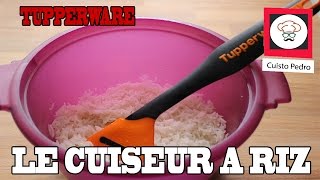 Comment cuire du riz cuiseur a riz tupperware au micro ondes [upl. by Fotinas]