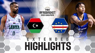 Libya 🇱🇾 vs Cape Verde 🇨🇻  Extended Highlights  FIBA AfroBasket 2025 Qualifiers [upl. by Inahpets]