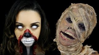 MUMMY MAKEUP TUTORIAL MAQUIAGEM ARTÍSTICA [upl. by Jovi]