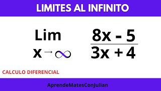 LIMITE cuando X TIENDE a INFINITO Indeterminado [upl. by Arenahs]