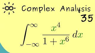 Complex Analysis 35  Application of the Residue Theorem [upl. by Nylaret]