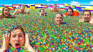 Filled Lego Pool With 30 Million Orbeez [upl. by Hanoj]