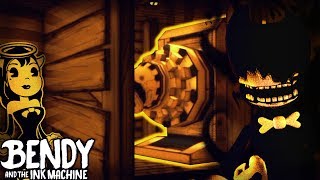 HACKING TO HIDDEN INK MACHINE 2   Bendy and the Ink Machine Chapter 3 Secrets Easter Eggs [upl. by Irotal]