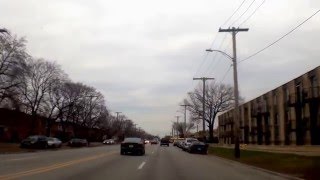 Driving from Detroit Michigan to St Clair Shores Michigan [upl. by Ugo]