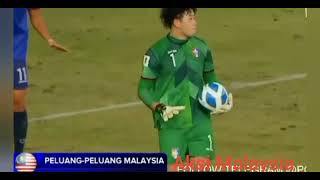 Malaysia 1  0 Chinese Taipei 2023 Malaysia Menang lagi Qualification world cup [upl. by Boyes]