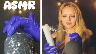 ASMR Relaxing Session BrainMelting Scratching amp Tapping Latex Gloves Hand Sounds [upl. by Novar520]