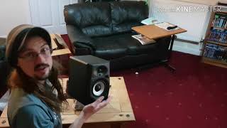 Pioneer DM40BT Black Active Monitor Speakers Unboxing amp Look AroundUK [upl. by Oicnoel]