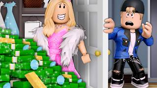 His Mom Was SECRETLY A BILLIONAIRE A Roblox Movie [upl. by Amak]