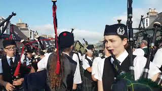 Dufftown Games Pipe and Drum Bands 2019 pt1 [upl. by Earaj158]