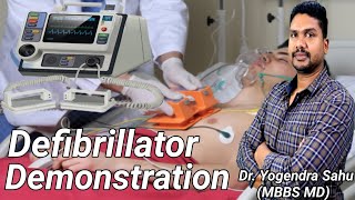 Defibrillator II Defibrillator demonstration II Defibrillator machine II Defibrillator principle [upl. by Alat]