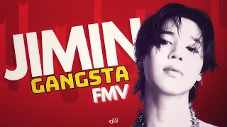 BTS JIMIN FMV GANGSTA 🥀방탄소년단 지민 DIOR GLOBAL AMBASSADOR [upl. by Lever]