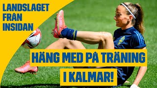 Landslaget från insidan Häng med på träning i Kalmar [upl. by Annawt]