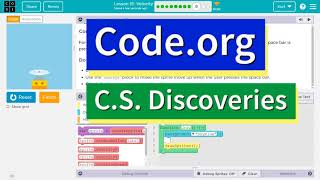 Codeorg Lesson 198 A Velocity  Tutorial with Answers  Controlling Speed Practice A [upl. by Adnilasor]