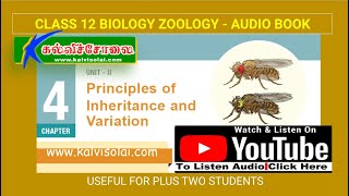 KALVISOLAI  CLASS 12 BIO ZOOLOGY  CHAPTER 4  PRINCIPLES OF INHERITANCE AND VARIATION  BB 1 MARK [upl. by Roanna861]