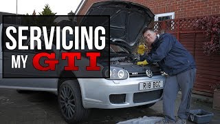 How to Service a Golf Mk4 18T [upl. by Eirollam841]