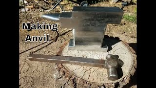 Making An Anvil From Bar Stock [upl. by Lundin]