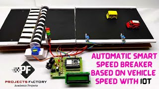 Automatic Smart Speed Breaker Based On Vehicle Speed With Iot [upl. by Jola]