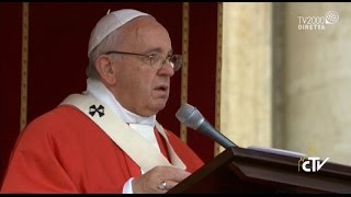 Omelia di Papa Francesco nella Domenica delle Palme  20 marzo 2016 [upl. by Rufena]