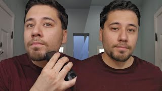 Trying A Disconnected Goatee With Stubble Look  Anchor Goatee [upl. by Adaha]