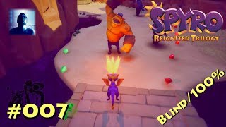 Lets Play Spyro the Dragon Vol7 GermanPS4Reignited Trilogy BlindPlatinum Trophy Challenge [upl. by Einaffyt]