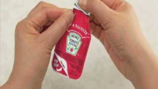 Heinzs Unveils New Ketchup Packets [upl. by Arbed]