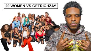 20 WOMEN VS 1 RAPPER GETRICHZAY [upl. by Felipa]