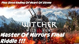 The Witcher 3 Heart Of Stone Master Of Mirrors Final Riddle [upl. by Magocsi]