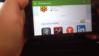 GoToMeeting using android phone [upl. by Vtehsta620]