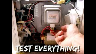 Microwave Oven Troubleshooting in MINUTES  STEP BY STEP [upl. by Reiser]