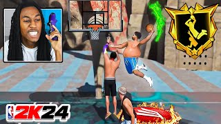 My OBESE SLASHER  GOLD POSTERIZER Is BROKEN In NBA 2k24 [upl. by Enitsirk]