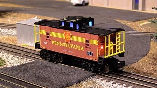 Menards OGauge Lighted Caboose [upl. by Aleahs]