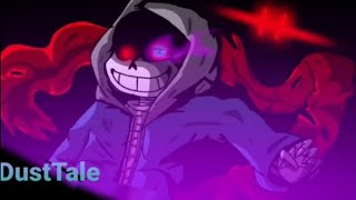 DUSTTALE sans fight animation [upl. by Grosz]