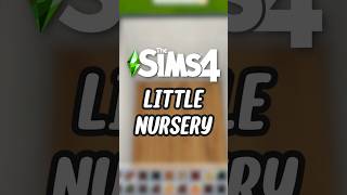 Building A Little Nursery In The Sims 4 shorts thesims4 sims4 [upl. by Gratia]