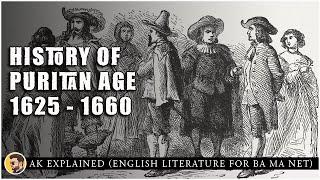 History of Puritan Age 1625  1660  English Literature in Puritan Age in Hindi  The Puritan Age [upl. by Ettenajna]