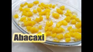 Gelado de abacaxi vegano  Sem gelatina e muito fácil [upl. by Analise198]